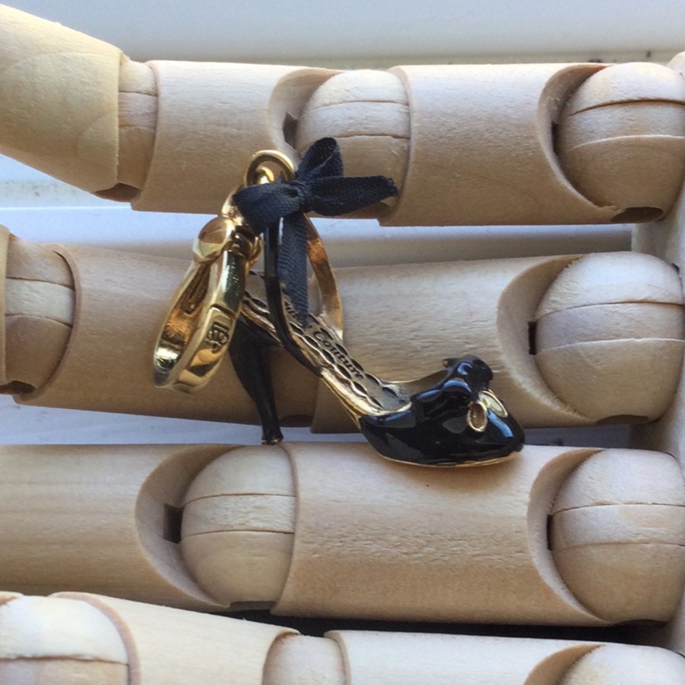 Juicy Couture Black Stiletto Evening Shoe Charm